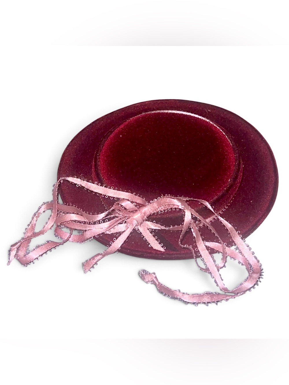 Pleasant Company American Girl doll Samantha Parkington’s Red Velvet Ribbon Hat